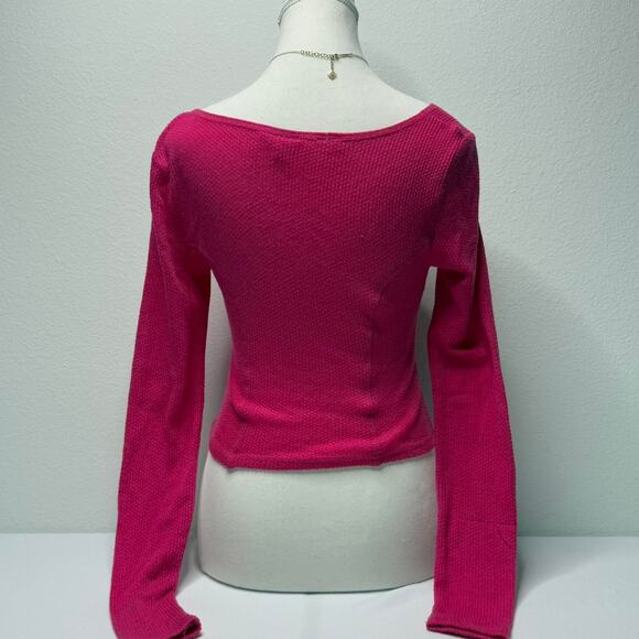 Out From Under Urban Outfitters Light Weight Soft Size Medium Pink Long Sleeve - Picture 2 of 4